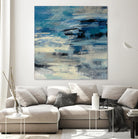 Indigo Wave by Silvia Vassileva on GIANT ART - black abstract