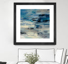 Indigo Wave by Silvia Vassileva on GIANT ART - black abstract