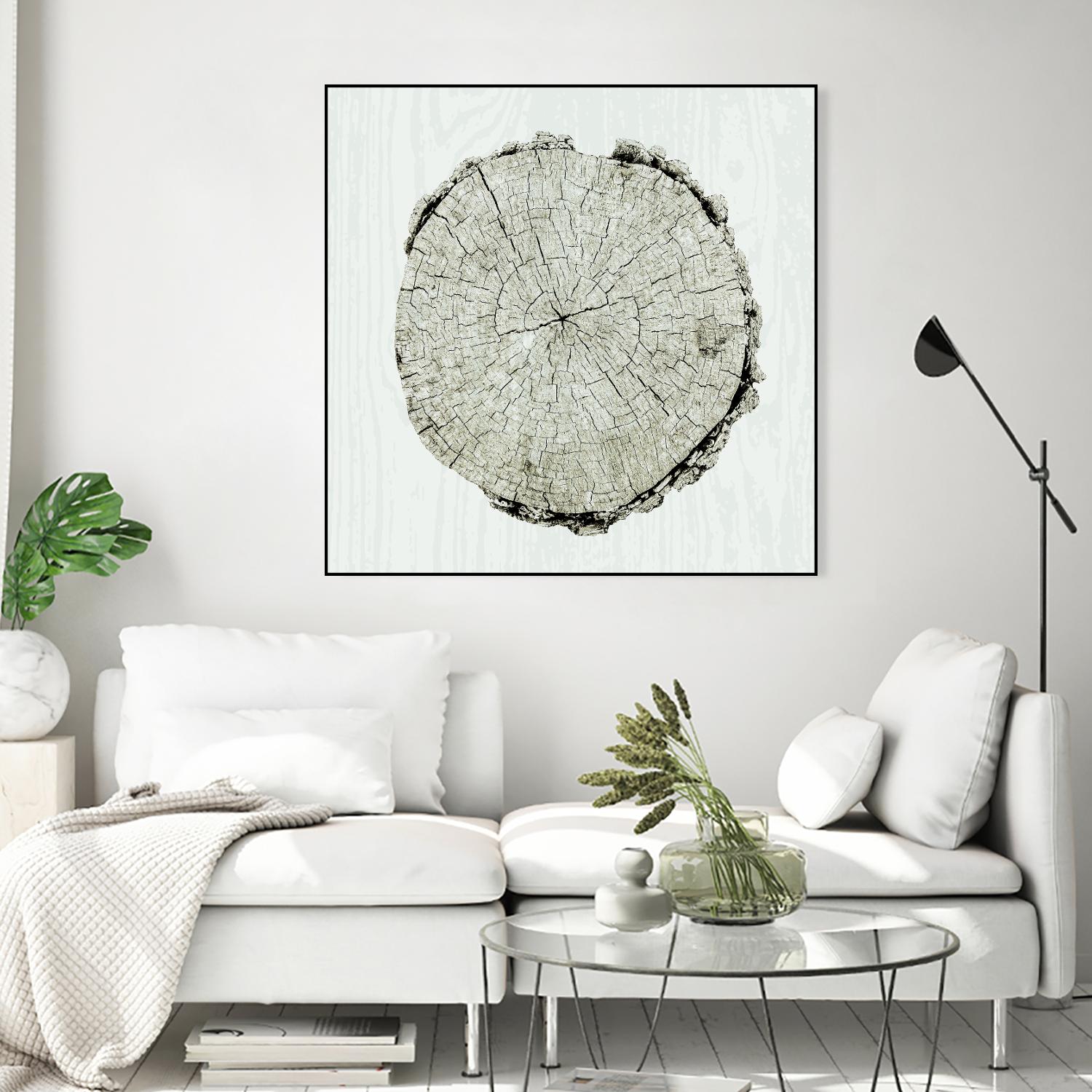 Woodland Years II by Sue Schlabach on GIANT ART - beige trees