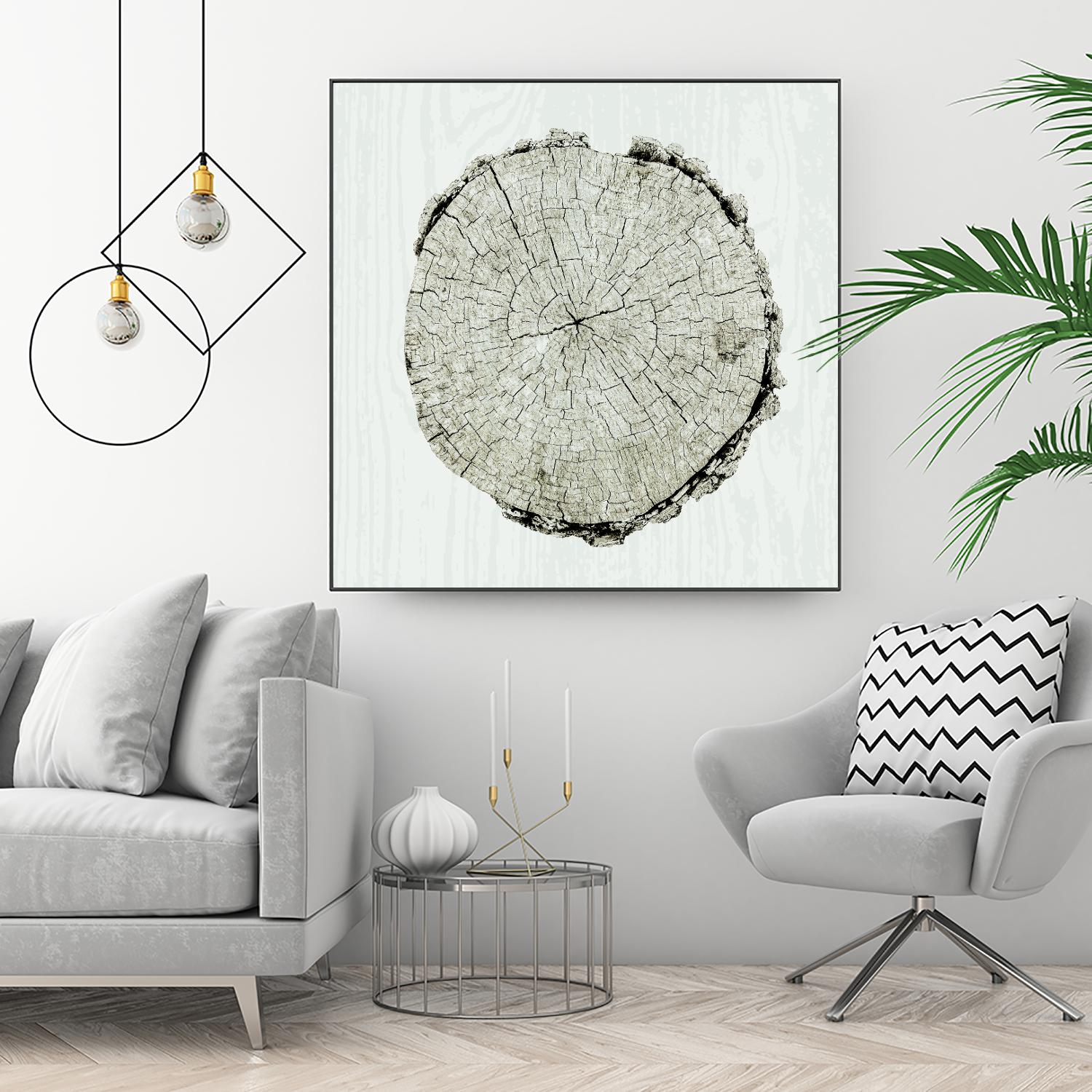 Woodland Years II by Sue Schlabach on GIANT ART - beige trees