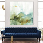 My Greenhouse Abstract III by Albena Hristova on GIANT ART - multi abstract gold