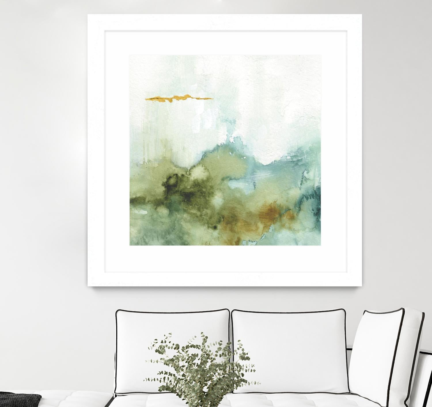 My Greenhouse Abstract III by Albena Hristova on GIANT ART - multi abstract gold