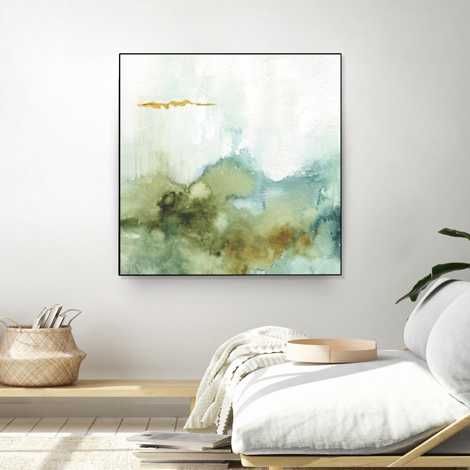 My Greenhouse Abstract III by Albena Hristova on GIANT ART - multi abstract gold