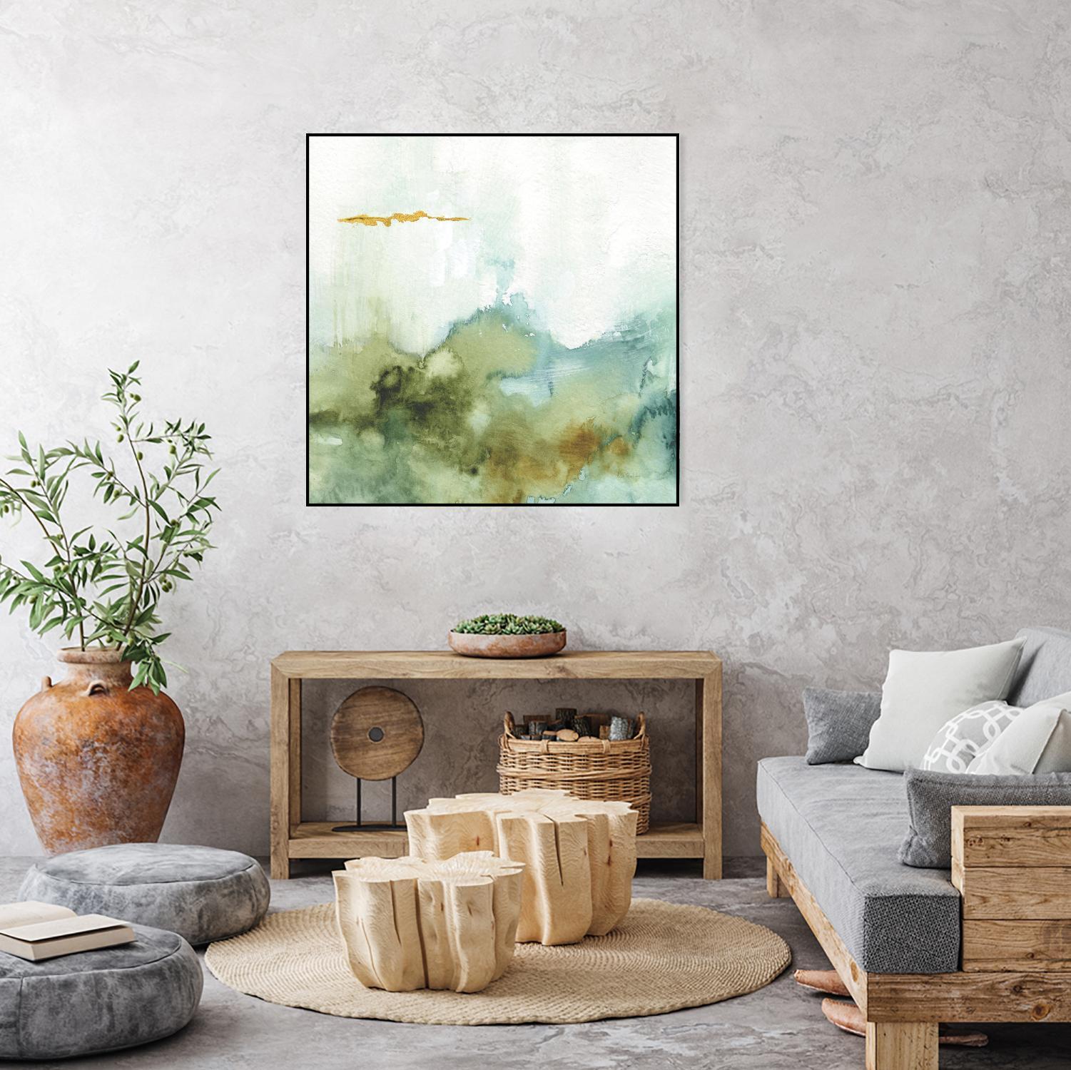 My Greenhouse Abstract III by Albena Hristova on GIANT ART - multi abstract gold