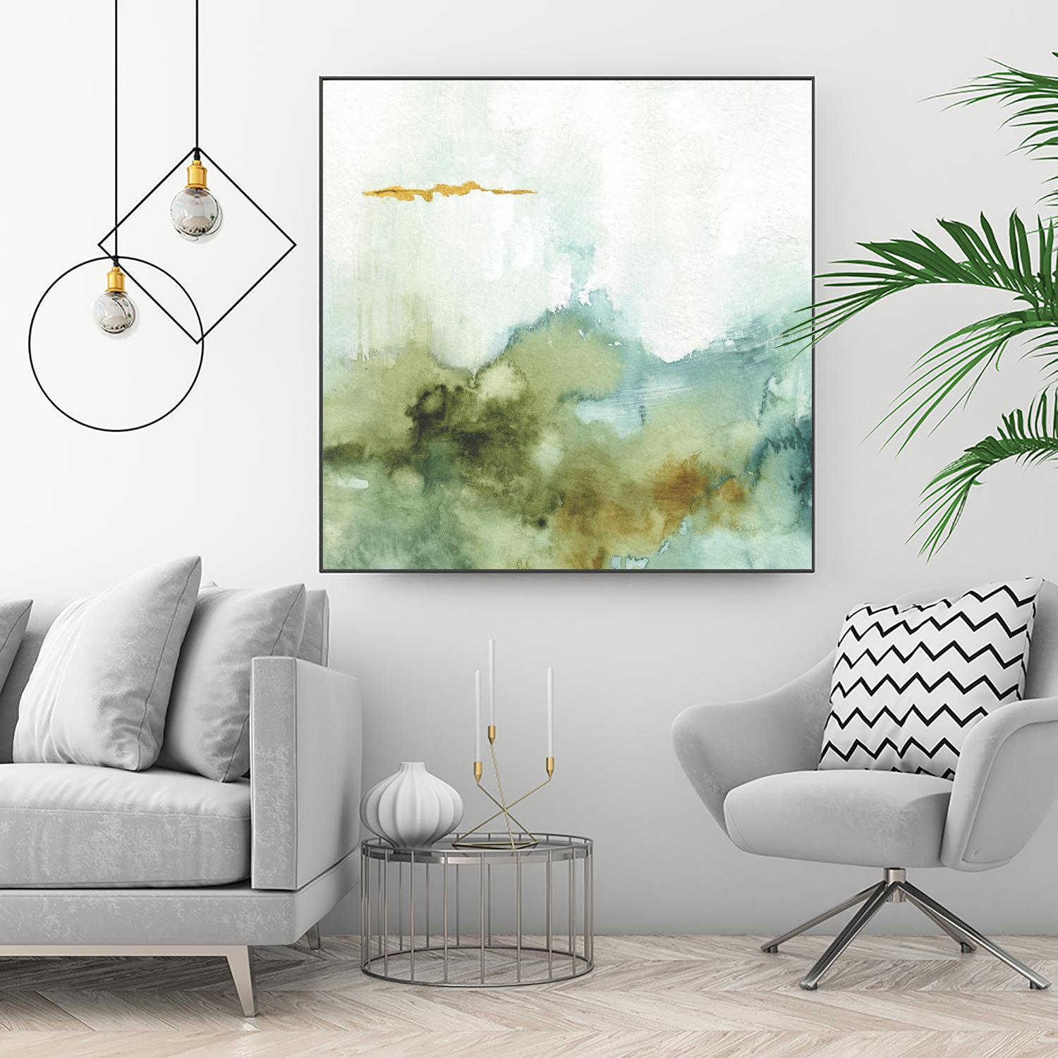 My Greenhouse Abstract III by Albena Hristova on GIANT ART - multi abstract gold