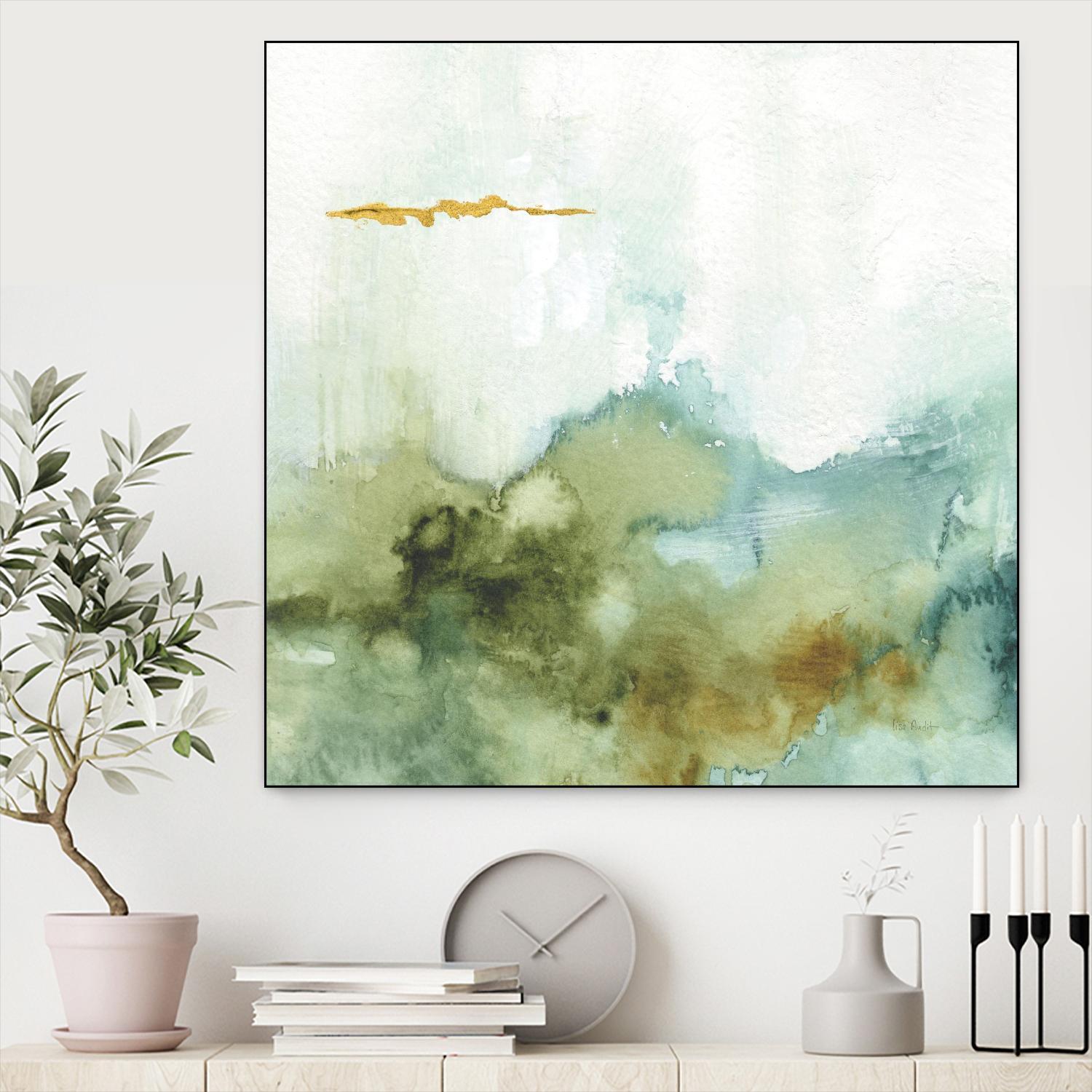 My Greenhouse Abstract III by Albena Hristova on GIANT ART - multi abstract gold