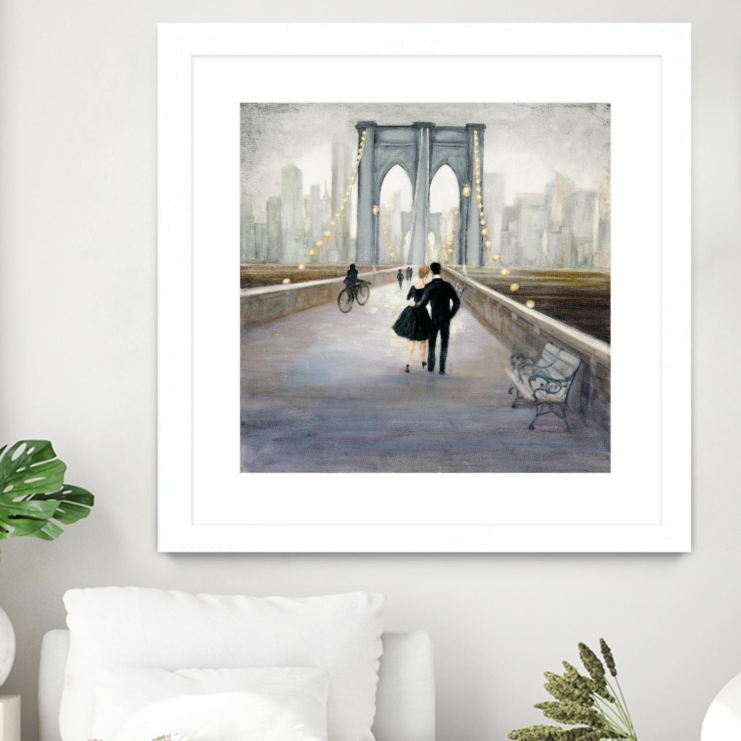 Bridge to New York 2 by Julia Purinton on GIANT ART - grey everyday life