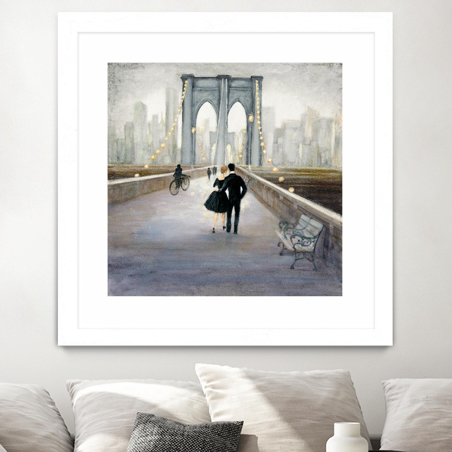 Bridge to New York 2 by Julia Purinton on GIANT ART - grey everyday life