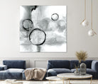 Full Circle I Gray by Chris Paschke on GIANT ART - grey abstract