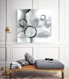 Full Circle I Gray by Chris Paschke on GIANT ART - grey abstract