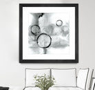 Full Circle I Gray by Chris Paschke on GIANT ART - grey abstract