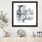 Full Circle I Gray by Chris Paschke on GIANT ART - grey abstract