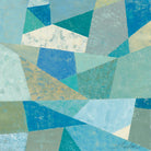 Teal Geo Metric by Silvia Vassileva on GIANT ART - green abstract