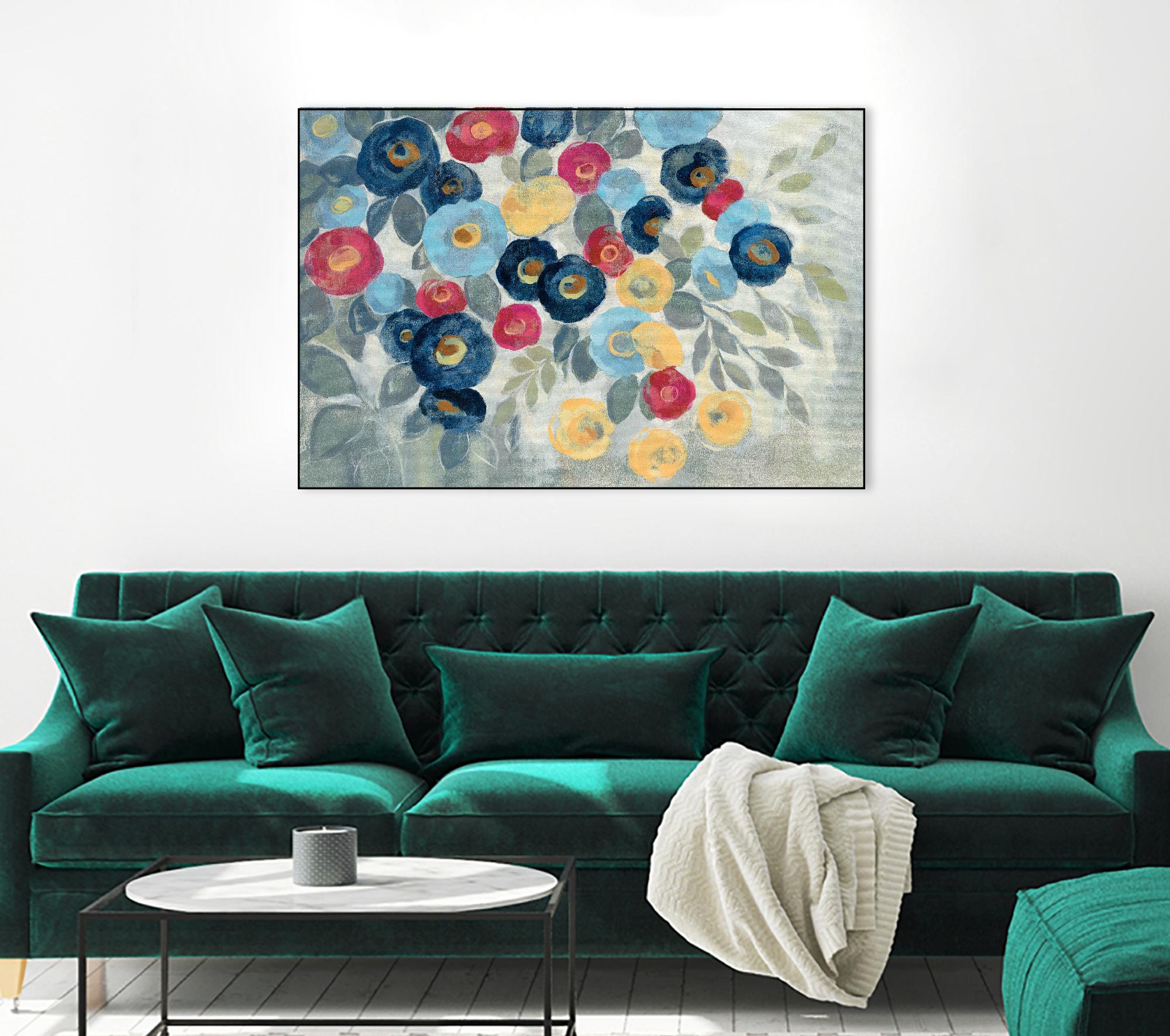 Winter Flowers I by Silvia Vassileva on GIANT ART - pink floral