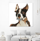 Snug Watercolor by Avery Tillmon on GIANT ART - brown animals