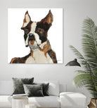 Snug Watercolor by Avery Tillmon on GIANT ART - brown animals