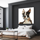 Snug Watercolor by Avery Tillmon on GIANT ART - brown animals