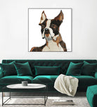 Snug Watercolor by Avery Tillmon on GIANT ART - brown animals