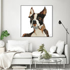 Snug Watercolor by Avery Tillmon on GIANT ART - brown animals