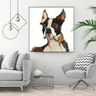 Snug Watercolor by Avery Tillmon on GIANT ART - brown animals