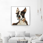 Snug Watercolor by Avery Tillmon on GIANT ART - brown animals