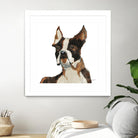 Snug Watercolor by Avery Tillmon on GIANT ART - brown animals