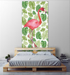 Tropical Flamingo I by Portfolio on GIANT ART - pink tropical