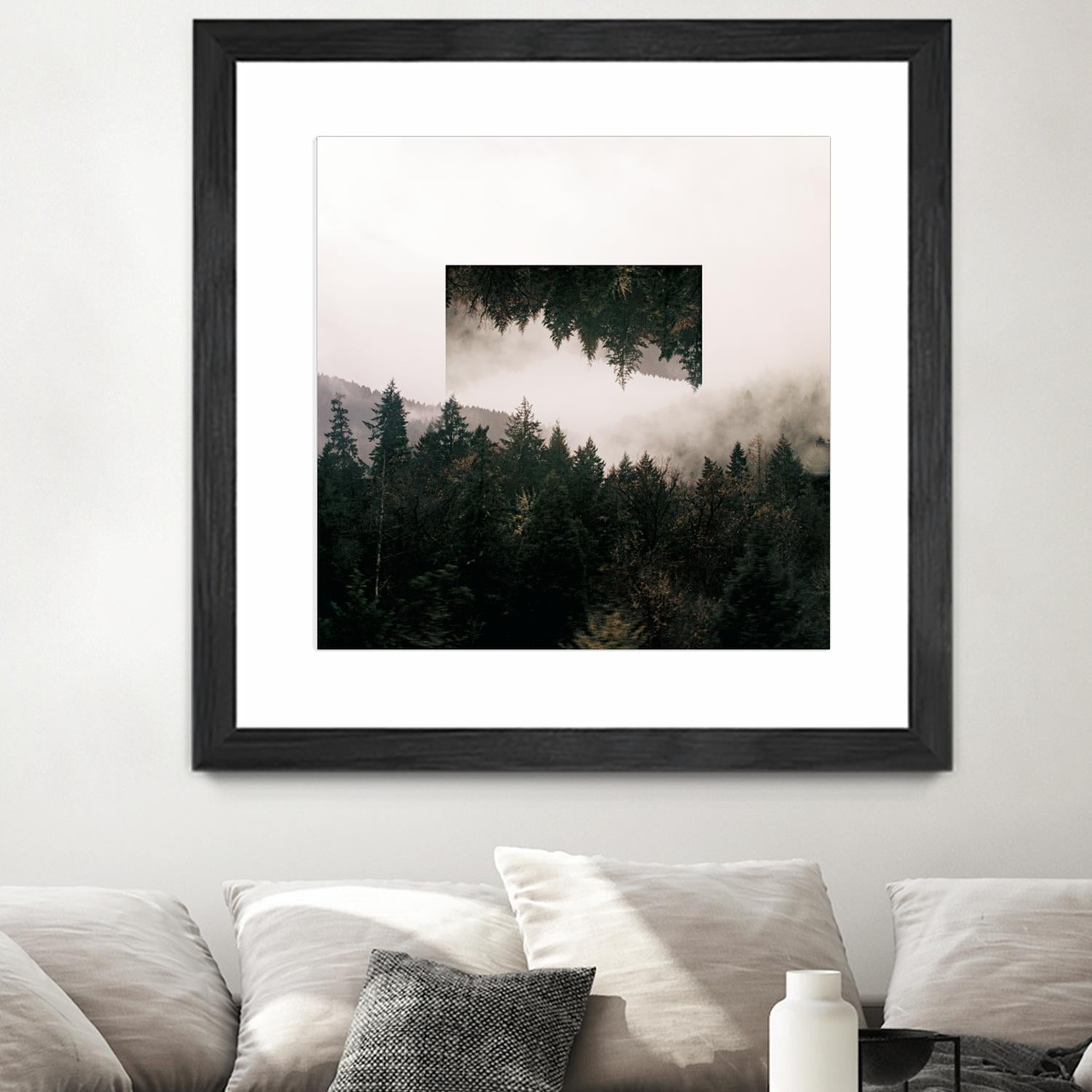 Reflected Landscape I by Laura Marshall on GIANT ART - white photo art