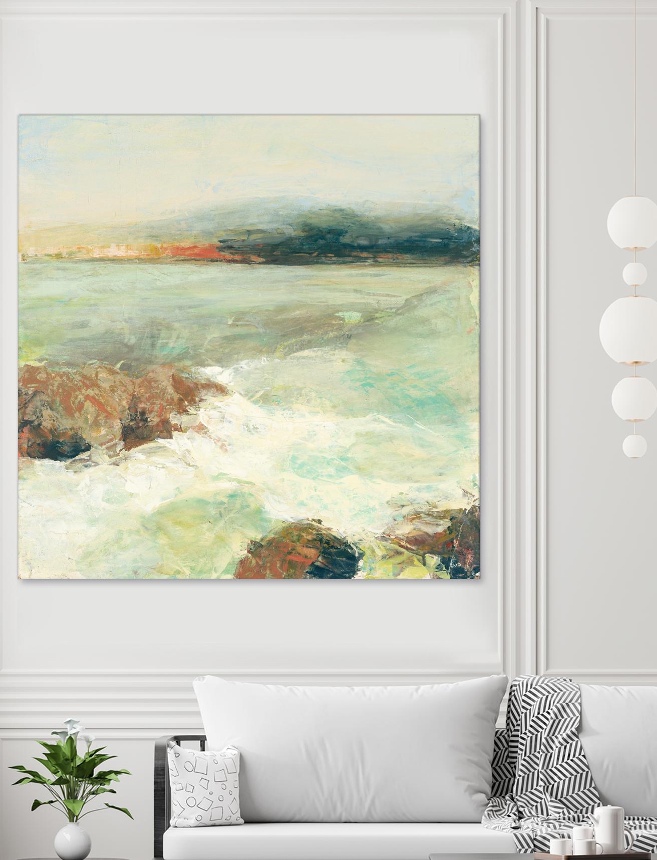 Point Lobos Crop by Julia Purinton on GIANT ART - brown abstract