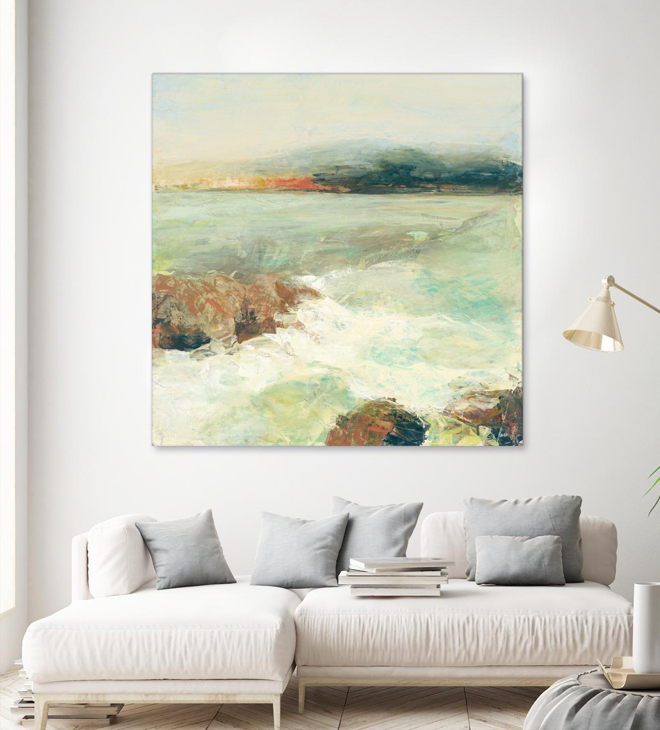 Point Lobos Crop by Julia Purinton on GIANT ART - brown abstract