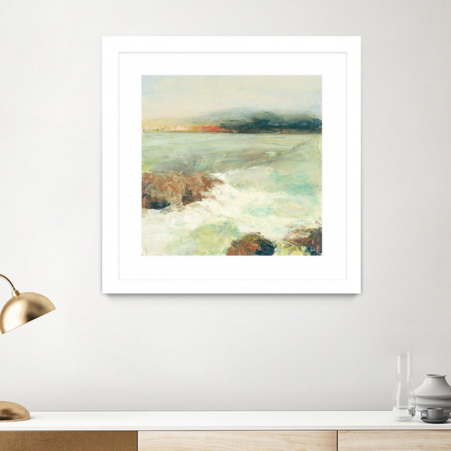 Point Lobos Crop by Julia Purinton on GIANT ART - brown abstract