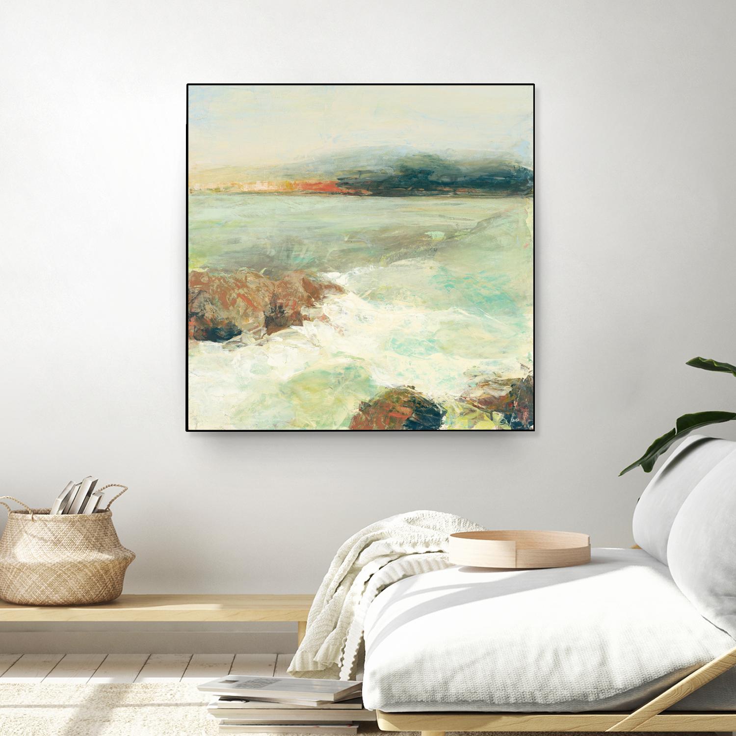 Point Lobos Crop by Julia Purinton on GIANT ART - brown abstract