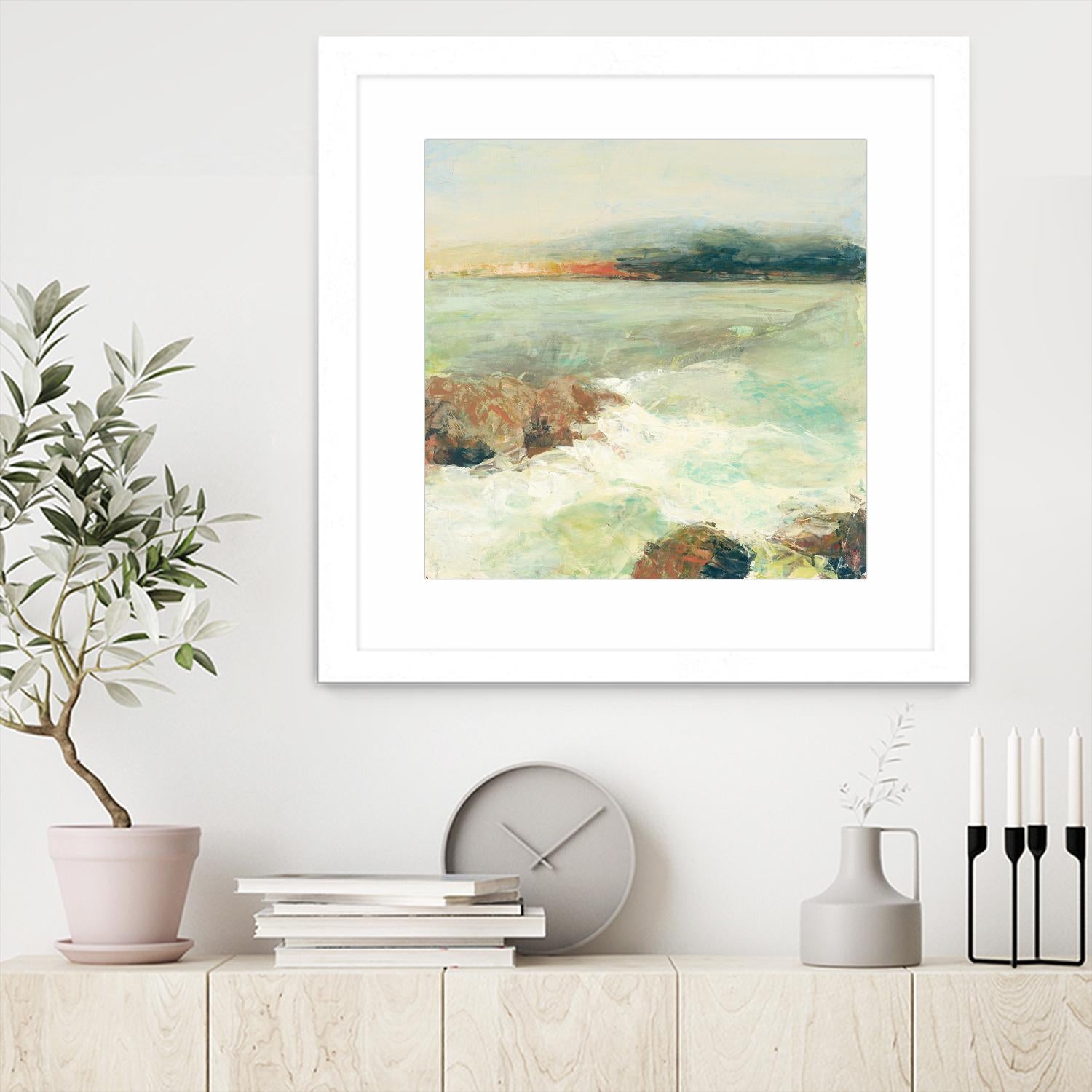 Point Lobos Crop by Julia Purinton on GIANT ART - brown abstract