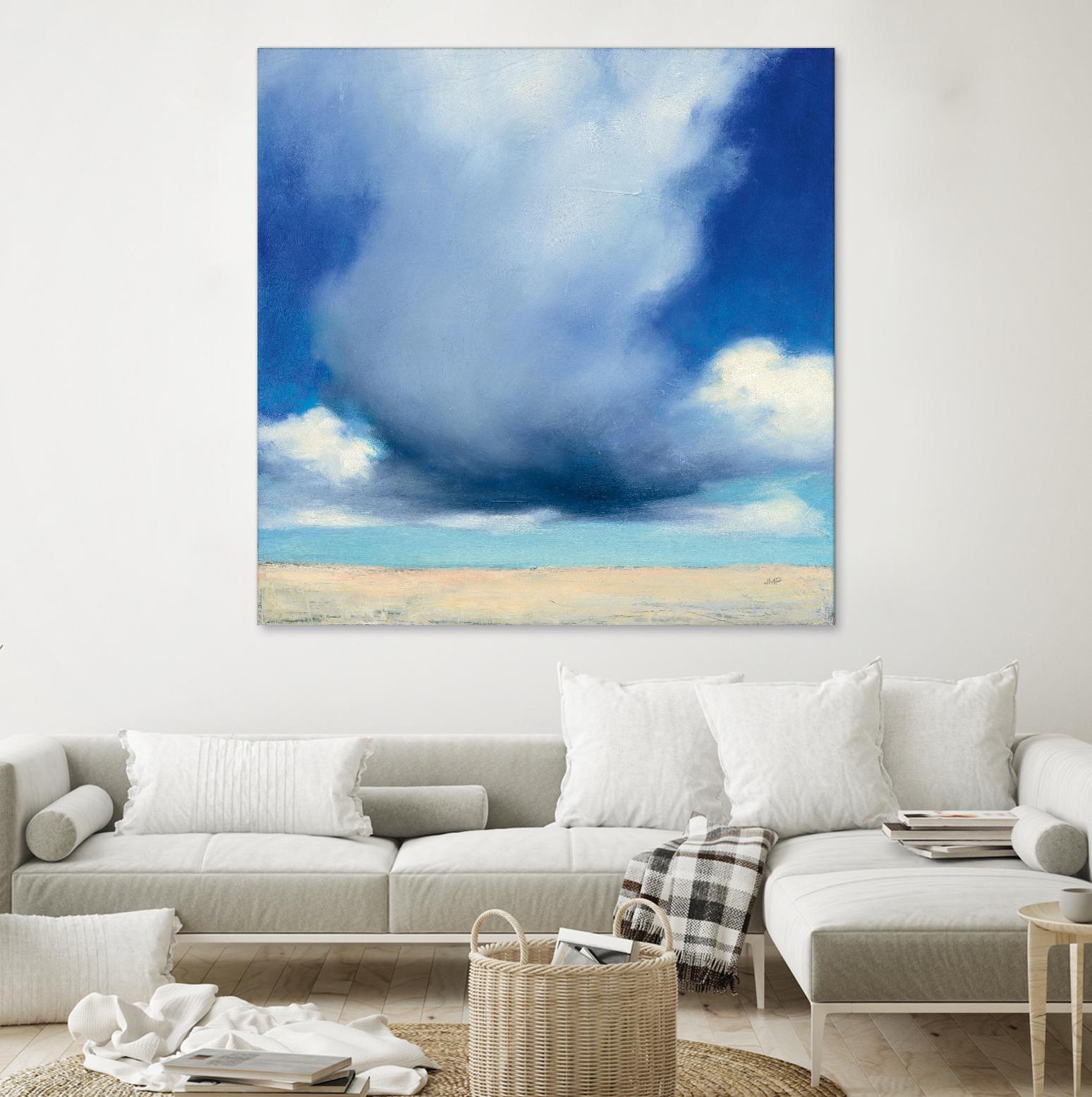 Beach Clouds I by Julia Purinton on GIANT ART - multi coastal & nautical beaches