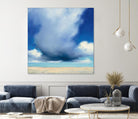 Beach Clouds I by Julia Purinton on GIANT ART - multi coastal & nautical beaches