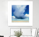 Beach Clouds I by Julia Purinton on GIANT ART - multi coastal & nautical beaches