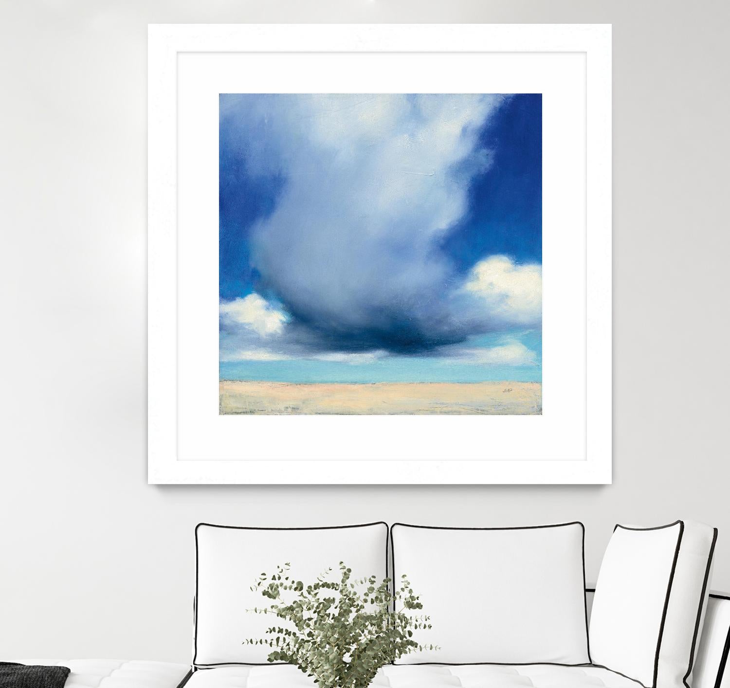 Beach Clouds I by Julia Purinton on GIANT ART - multi coastal & nautical beaches