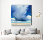 Beach Clouds I by Julia Purinton on GIANT ART - multi coastal & nautical beaches