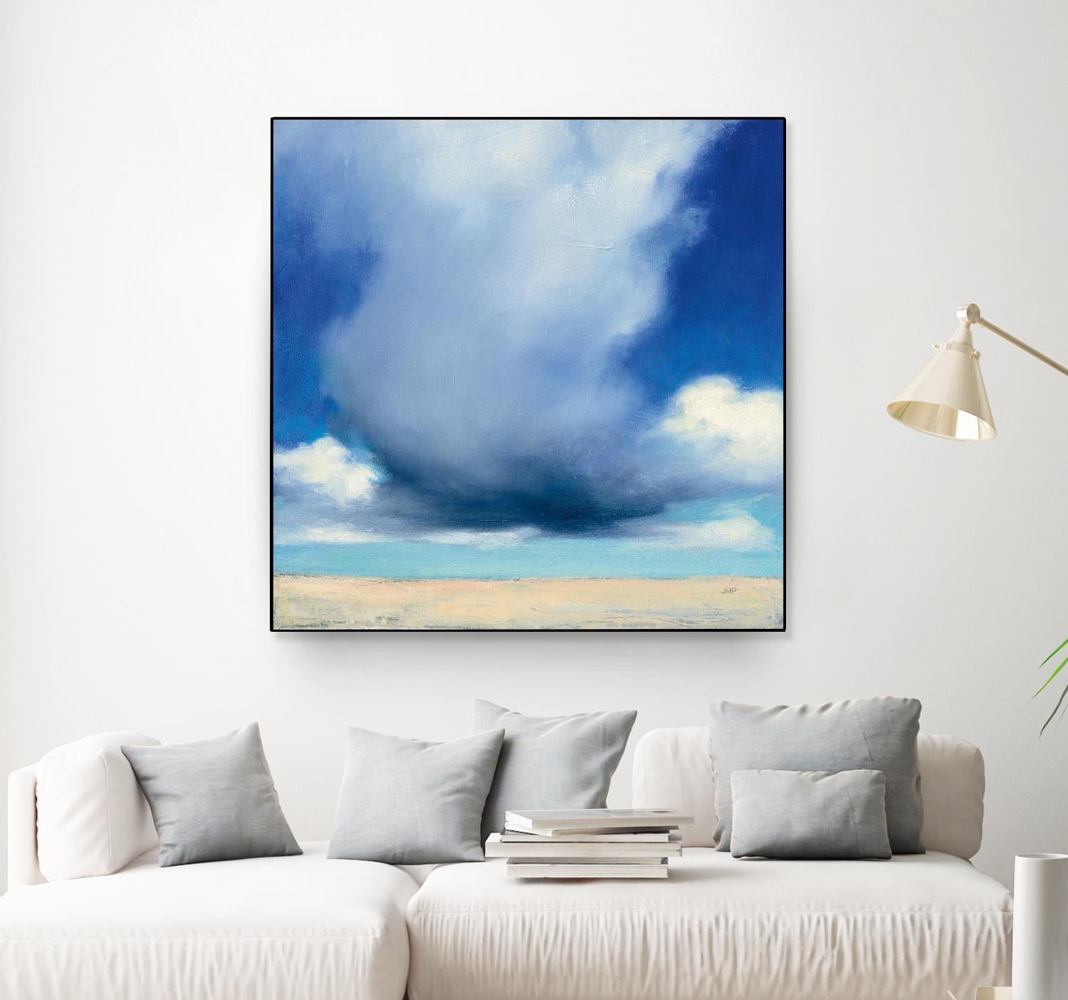 Beach Clouds I by Julia Purinton on GIANT ART - multi coastal & nautical beaches