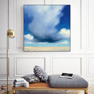 Beach Clouds I by Julia Purinton on GIANT ART - multi coastal & nautical beaches