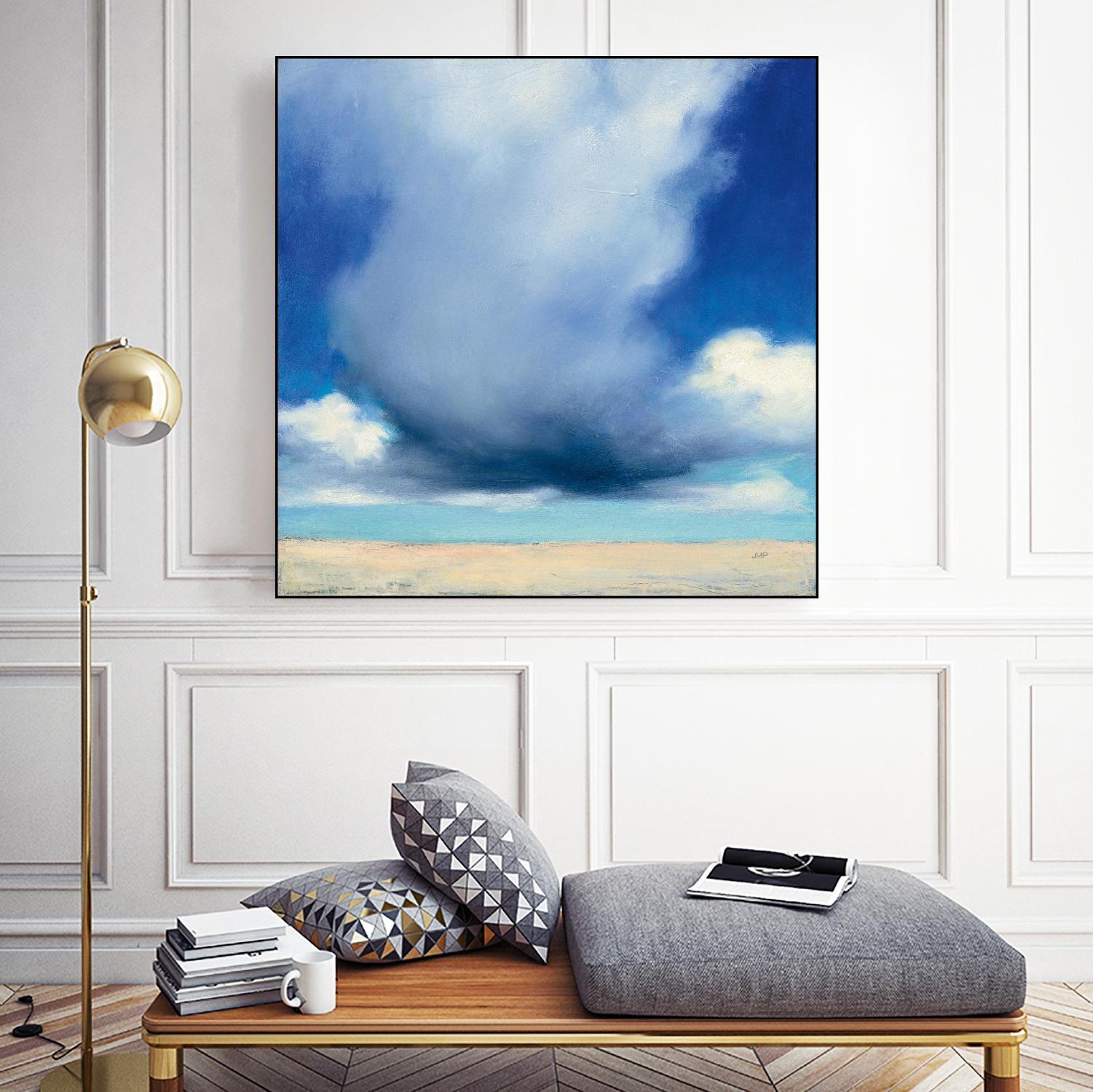 Beach Clouds I by Julia Purinton on GIANT ART - multi coastal & nautical beaches