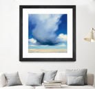 Beach Clouds I by Julia Purinton on GIANT ART - multi coastal & nautical beaches