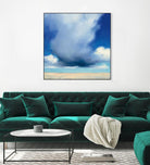 Beach Clouds I by Julia Purinton on GIANT ART - multi coastal & nautical beaches