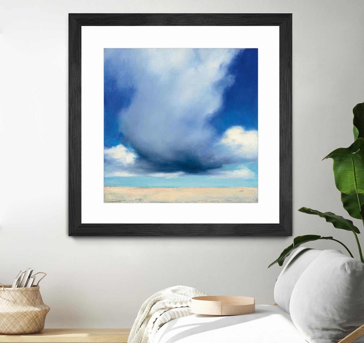 Beach Clouds I by Julia Purinton on GIANT ART - multi coastal & nautical beaches
