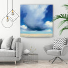 Beach Clouds I by Julia Purinton on GIANT ART - multi coastal & nautical beaches