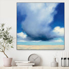Beach Clouds I by Julia Purinton on GIANT ART - multi coastal & nautical beaches