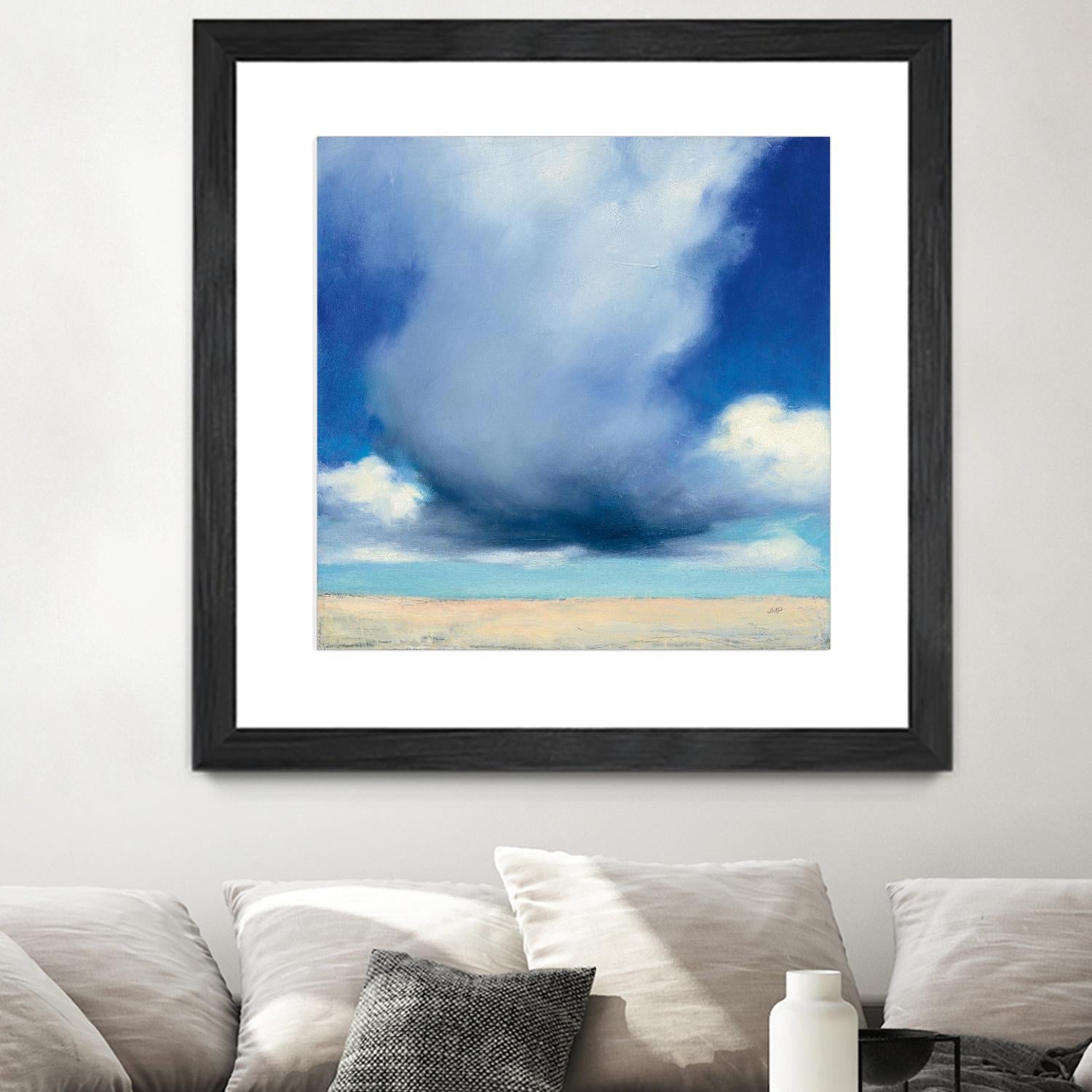 Beach Clouds I by Julia Purinton on GIANT ART - multi coastal & nautical beaches