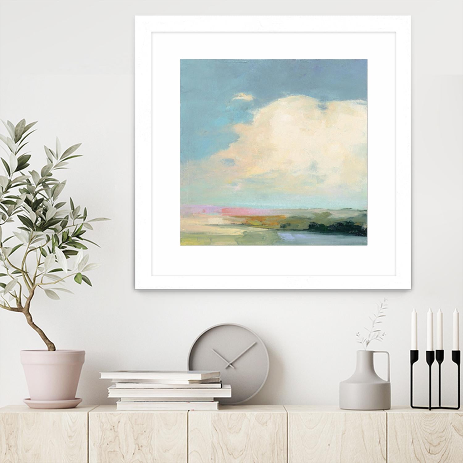 Colorful Horizon II by Julia Purinton on GIANT ART - multi abstract abstract