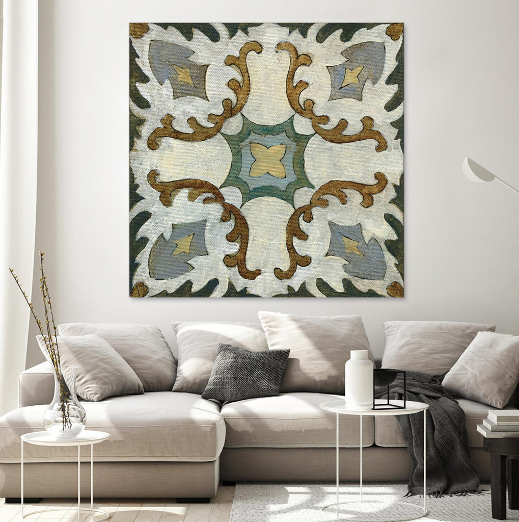 Old World Tile I by Silvia Vassileva on GIANT ART - multi abstract abstract