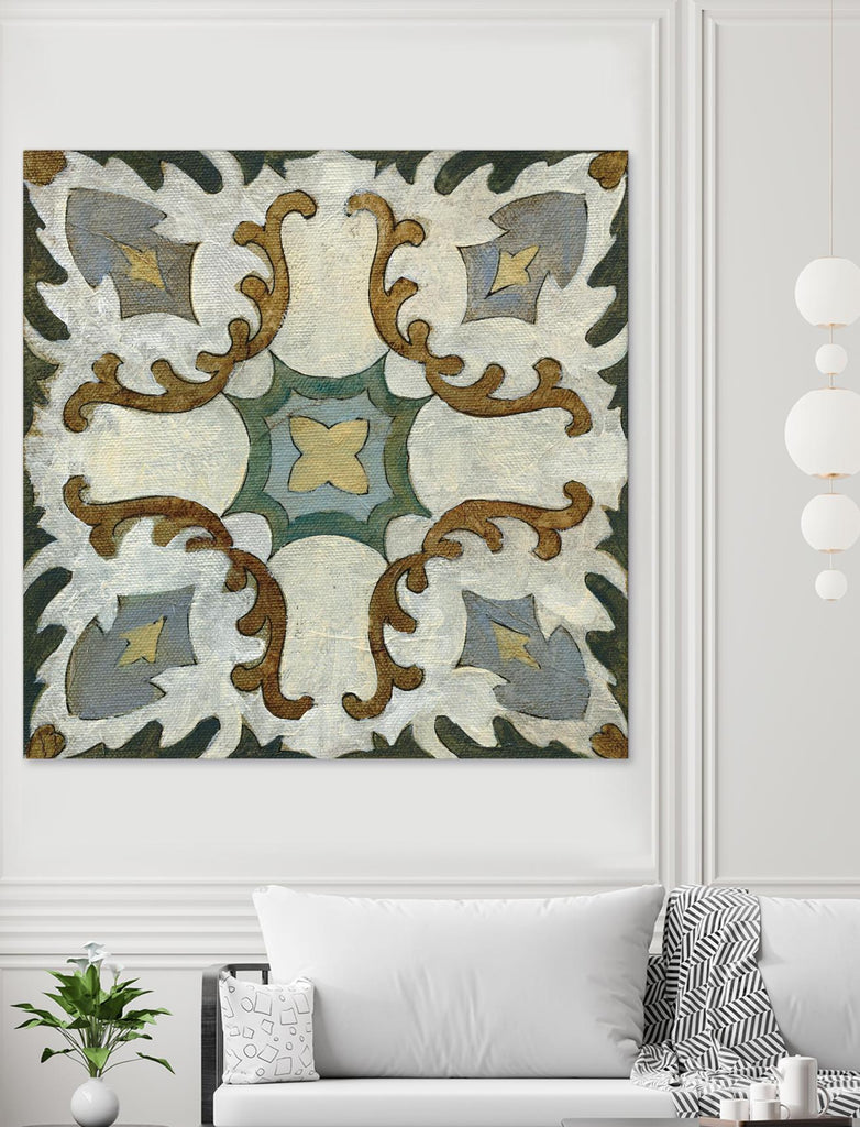 Old World Tile I by Silvia Vassileva on GIANT ART - multi abstract abstract